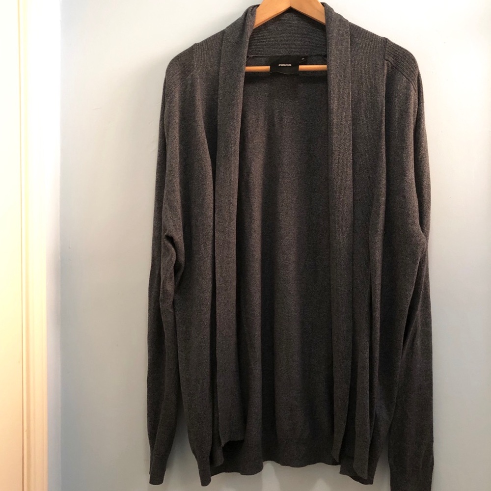 ASOS heather grey cardigan shrug